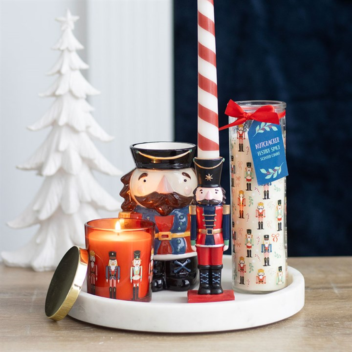 Nutcracker Taper Candle Holder