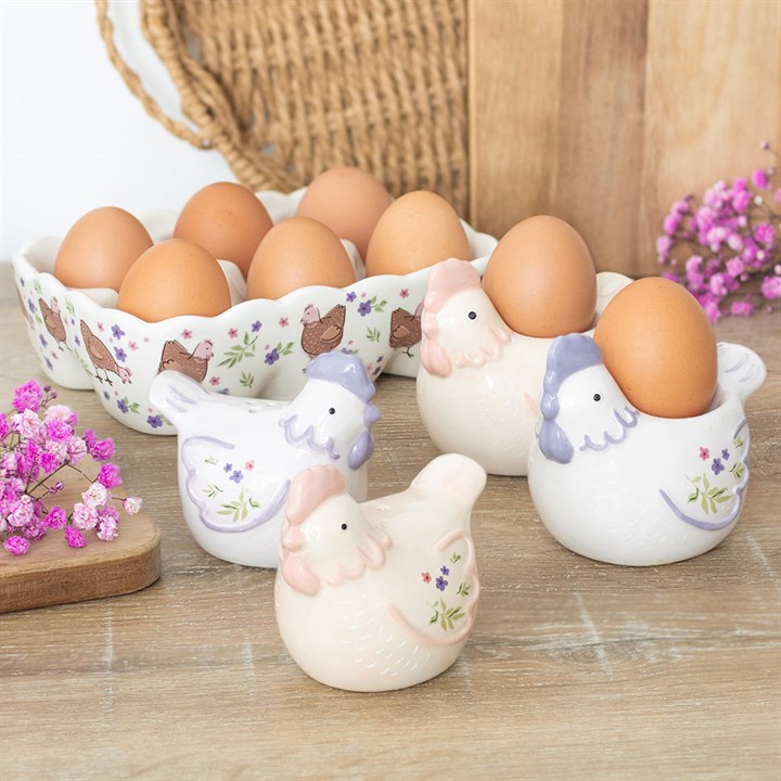 Hen Shaped Salt & Pepper Shakers