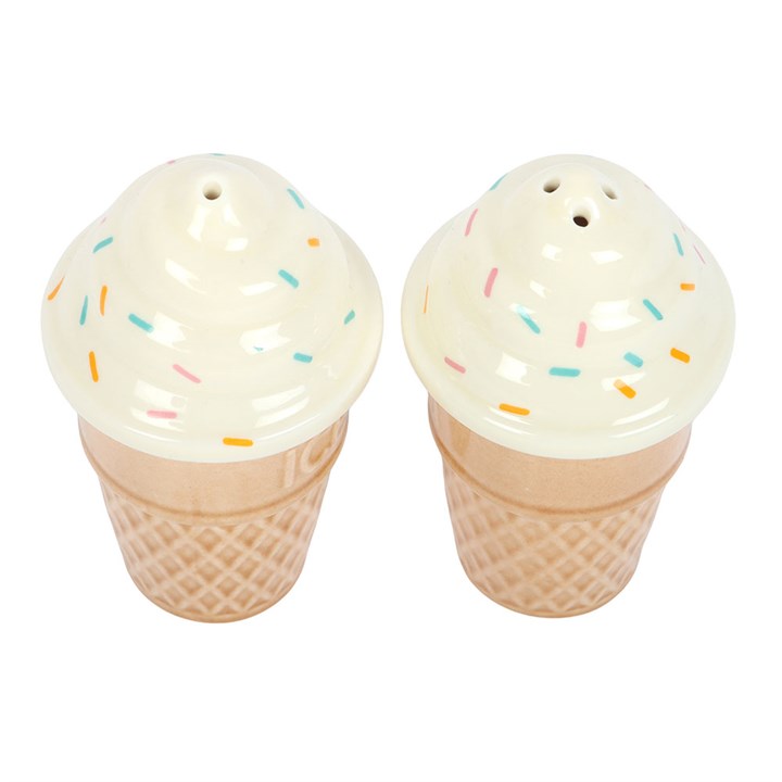 Ice Cream Cone Salt & Pepper Shakers