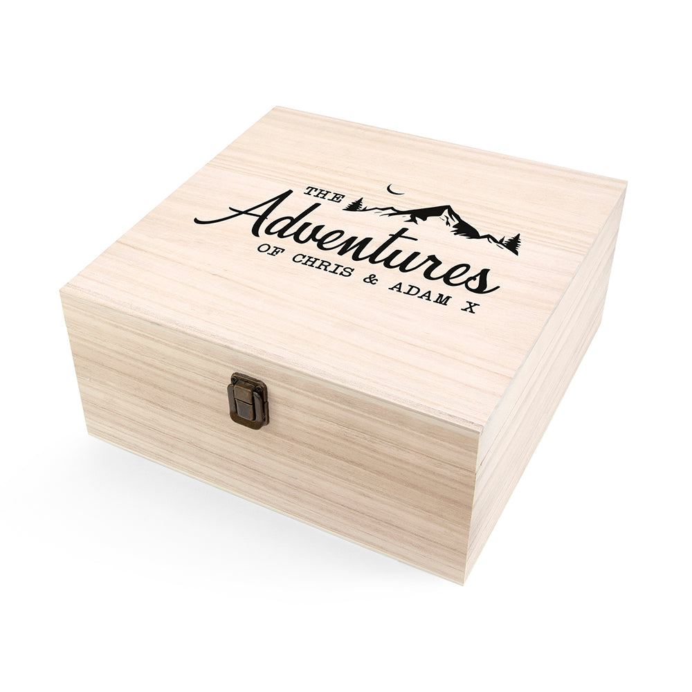 Personalised Adventure Memories Box - Large