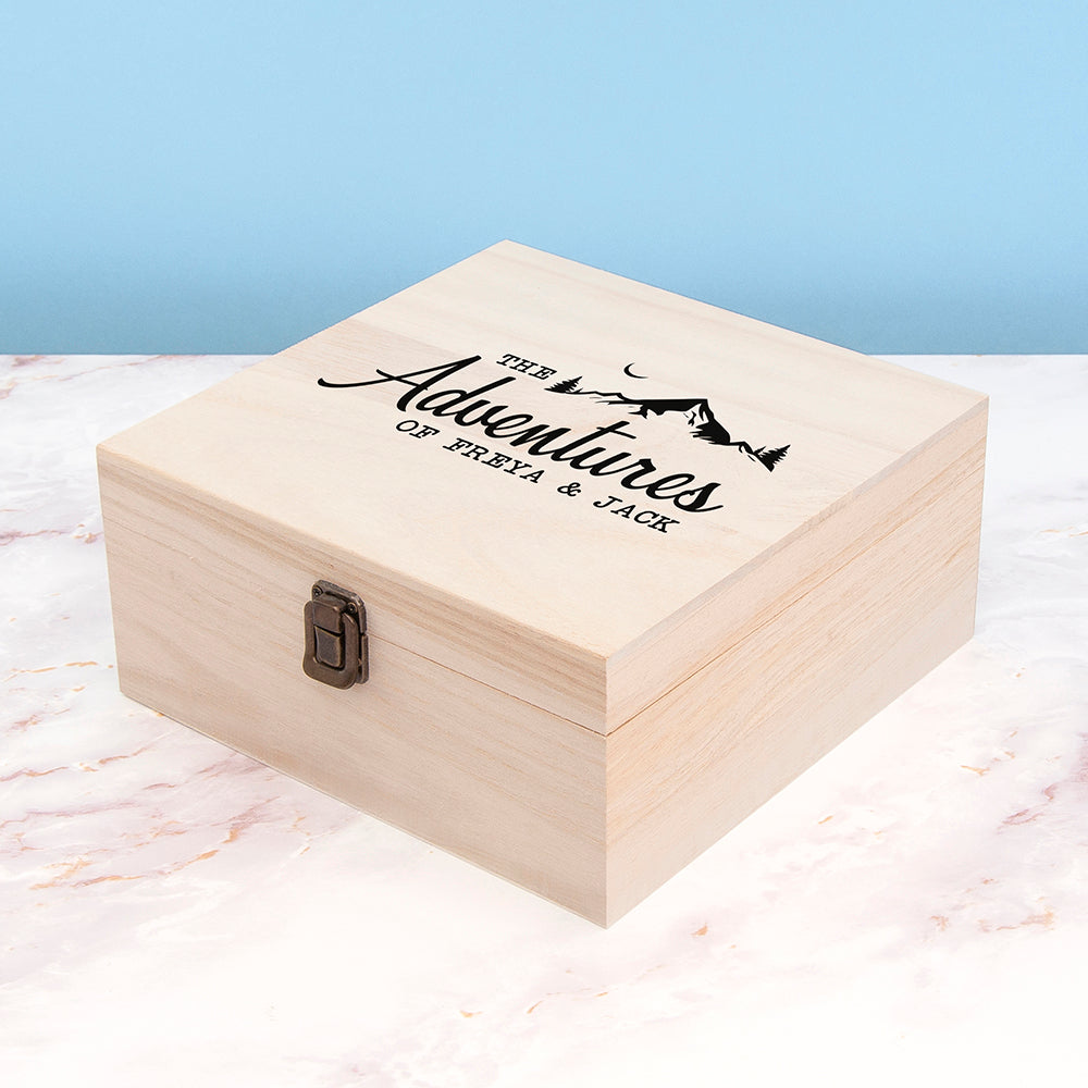 Personalised Adventure Memories Box - Medium
