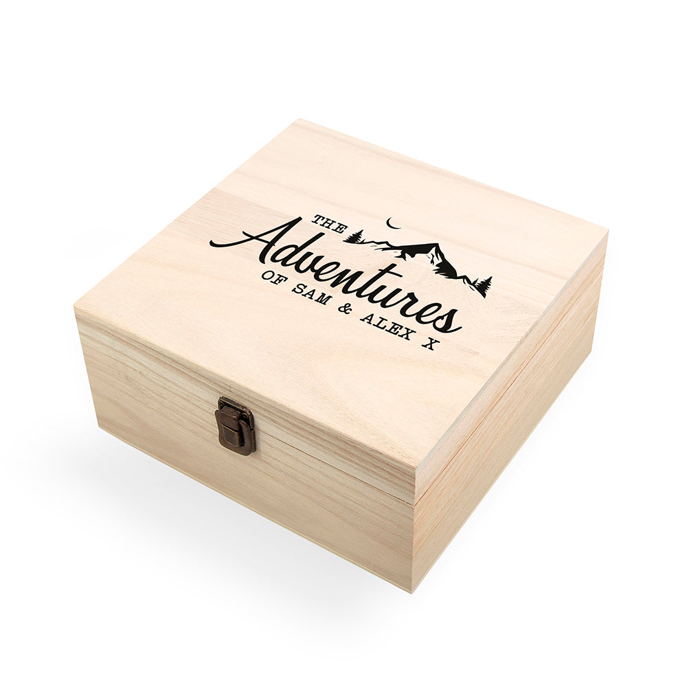 Personalised Adventure Memories Box - Medium