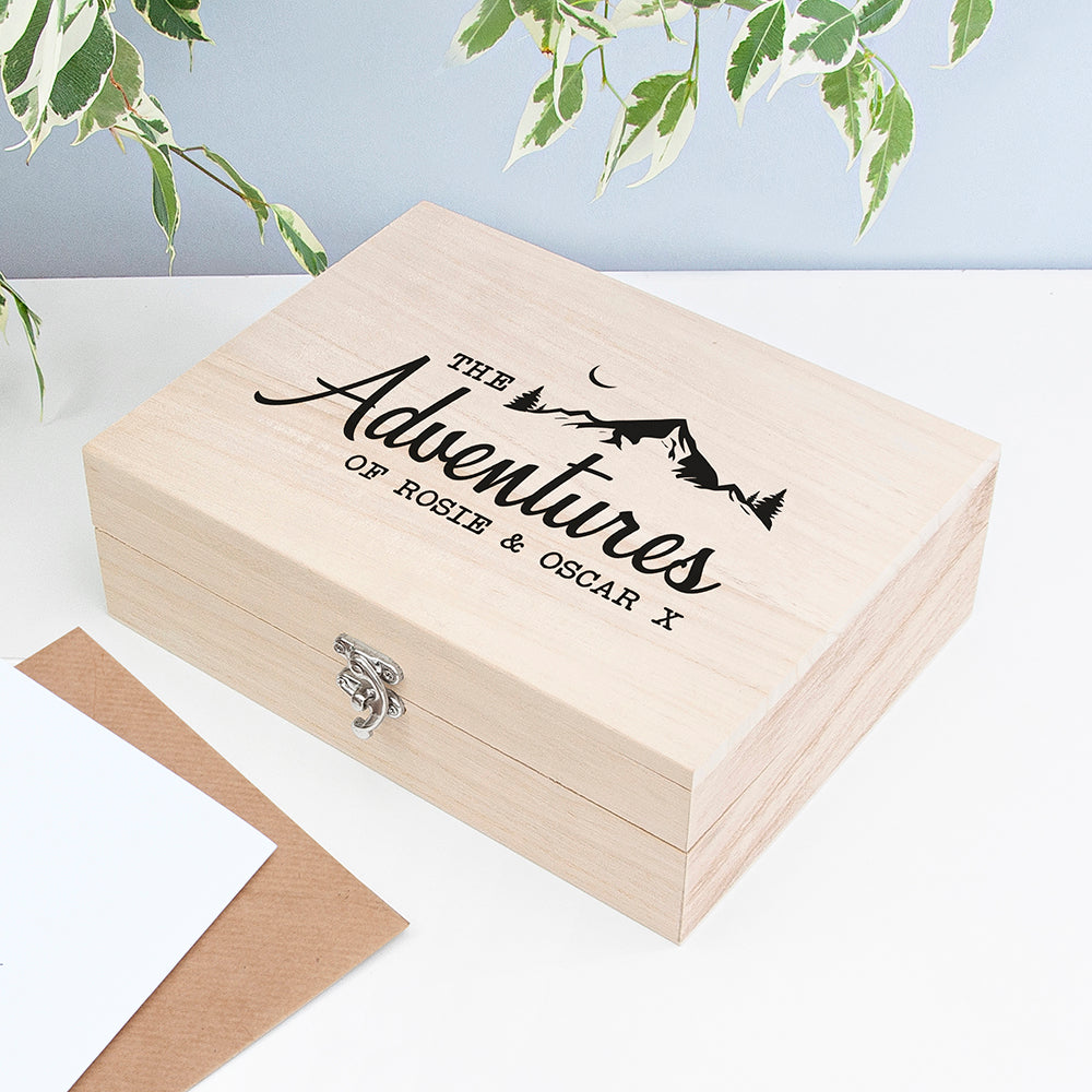 Personalised Adventure Memories Box - Small