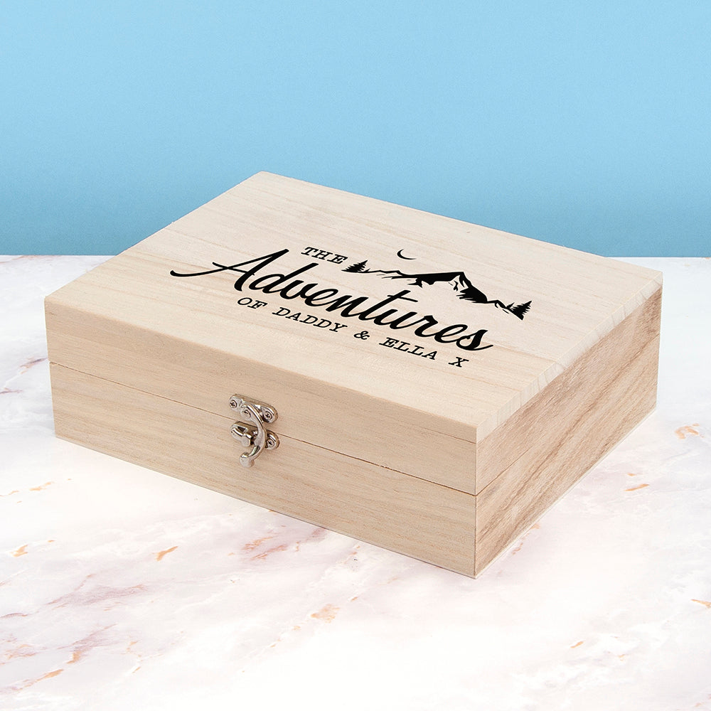 Personalised Adventure Memories Box - Small