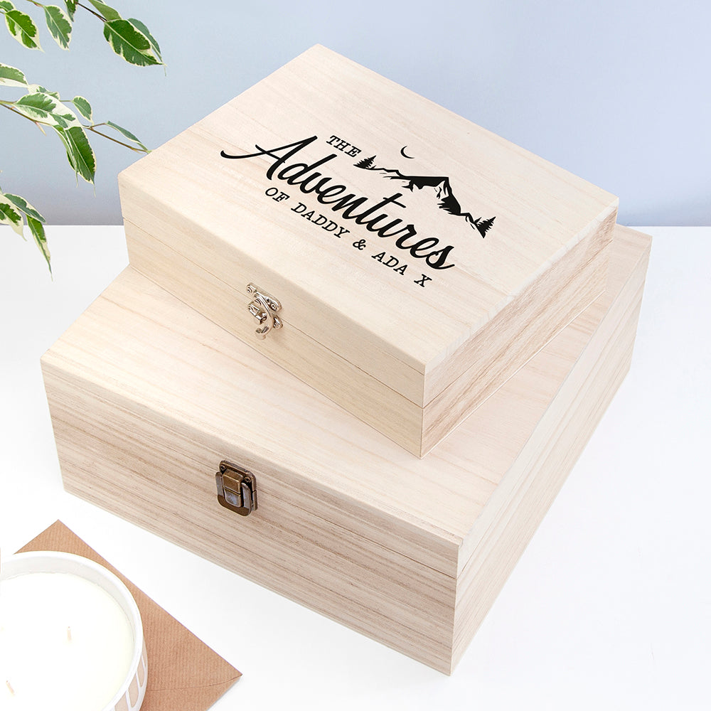 Personalised Adventure Memories Box - Small