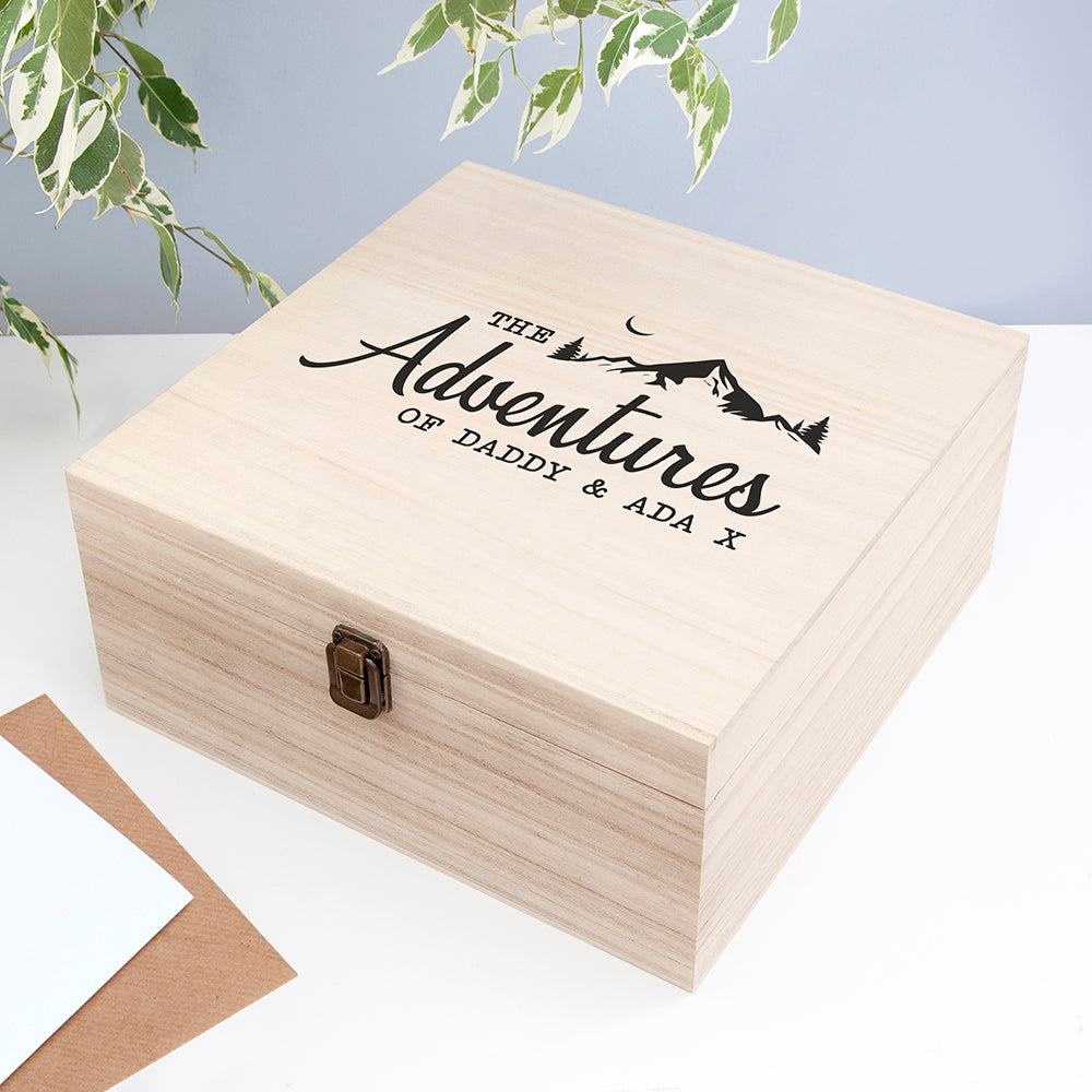 Personalised Adventure Memories Box - Large