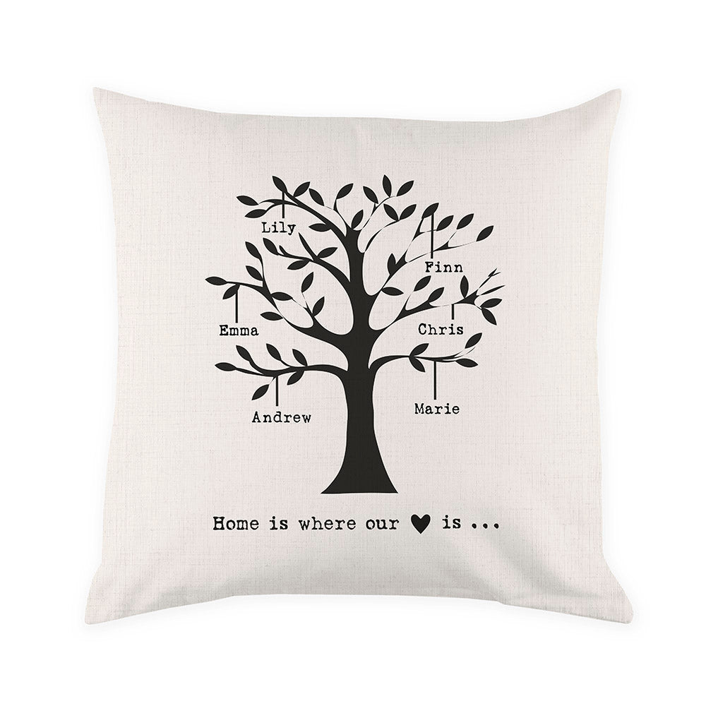 Personalised Family Tree Cushion Cover
