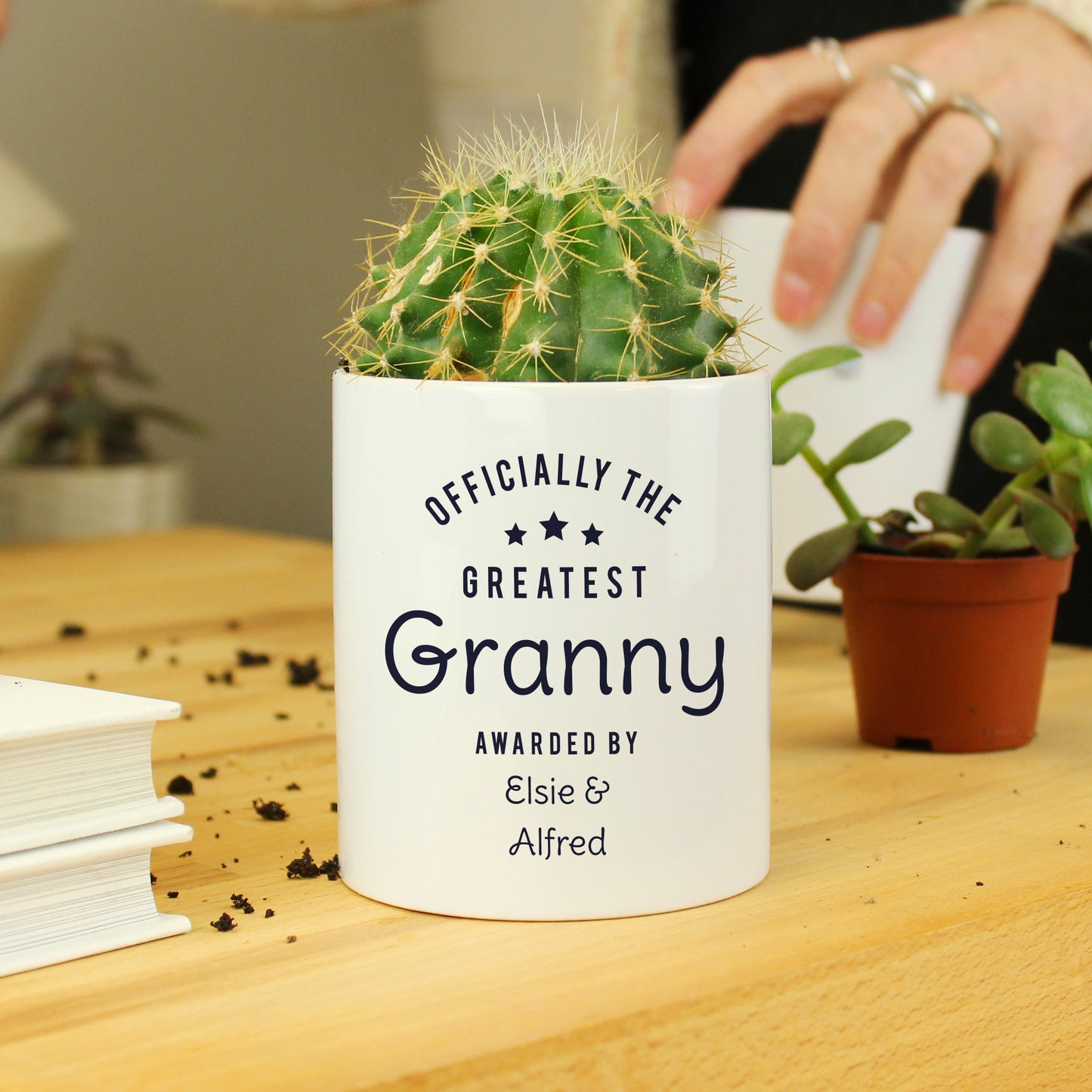 Personalised "Officially The Greatest" Ceramic Storage Pot