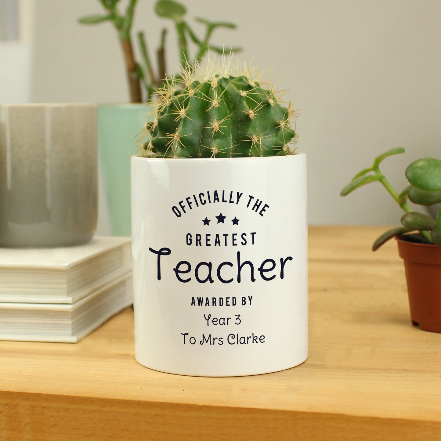 Personalised "Officially The Greatest" Ceramic Storage Pot