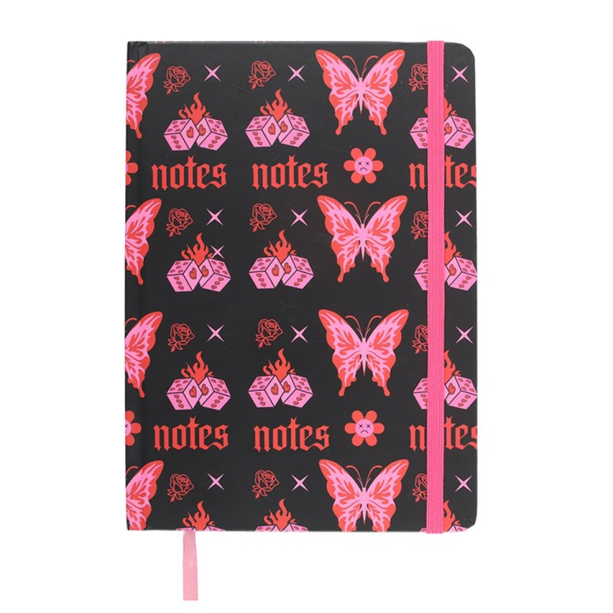 Flaming Butterfly A5 Notebook