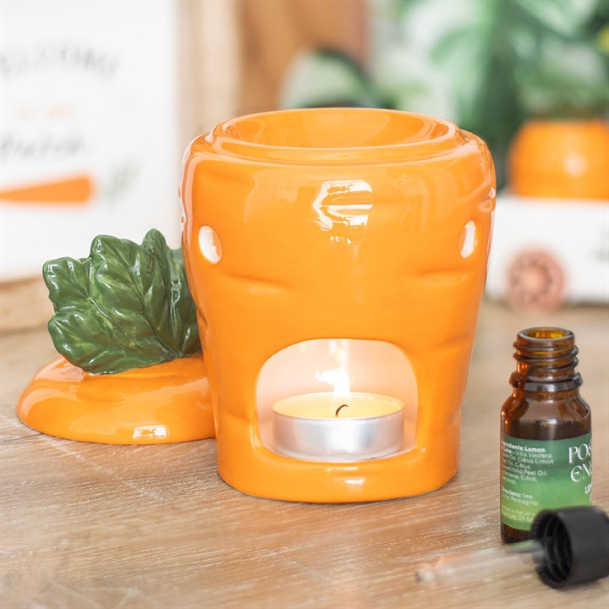 Carrot Shaped Oil Burner & Wax Melt Warmer