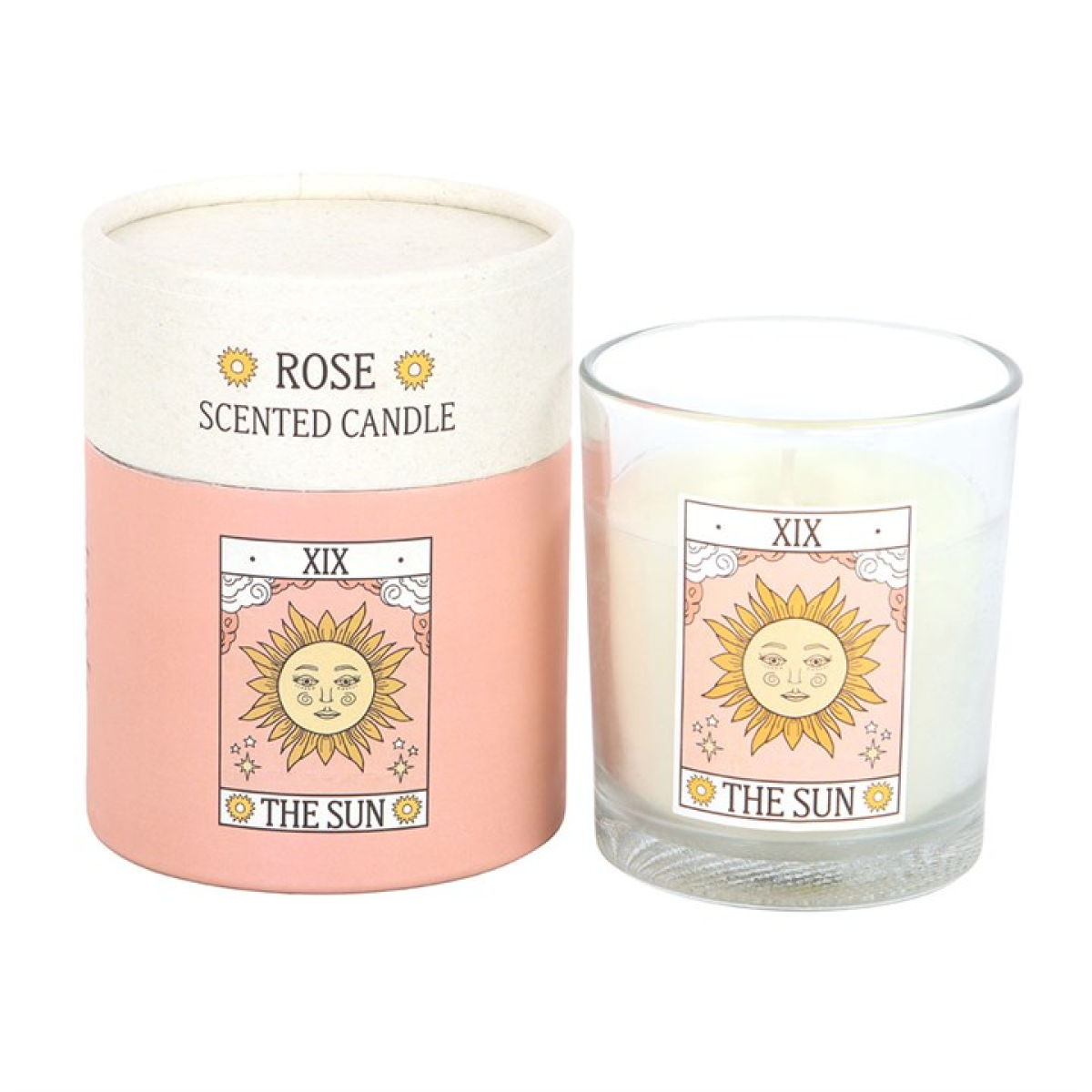 The Sun Tarot Rose Scented Candle