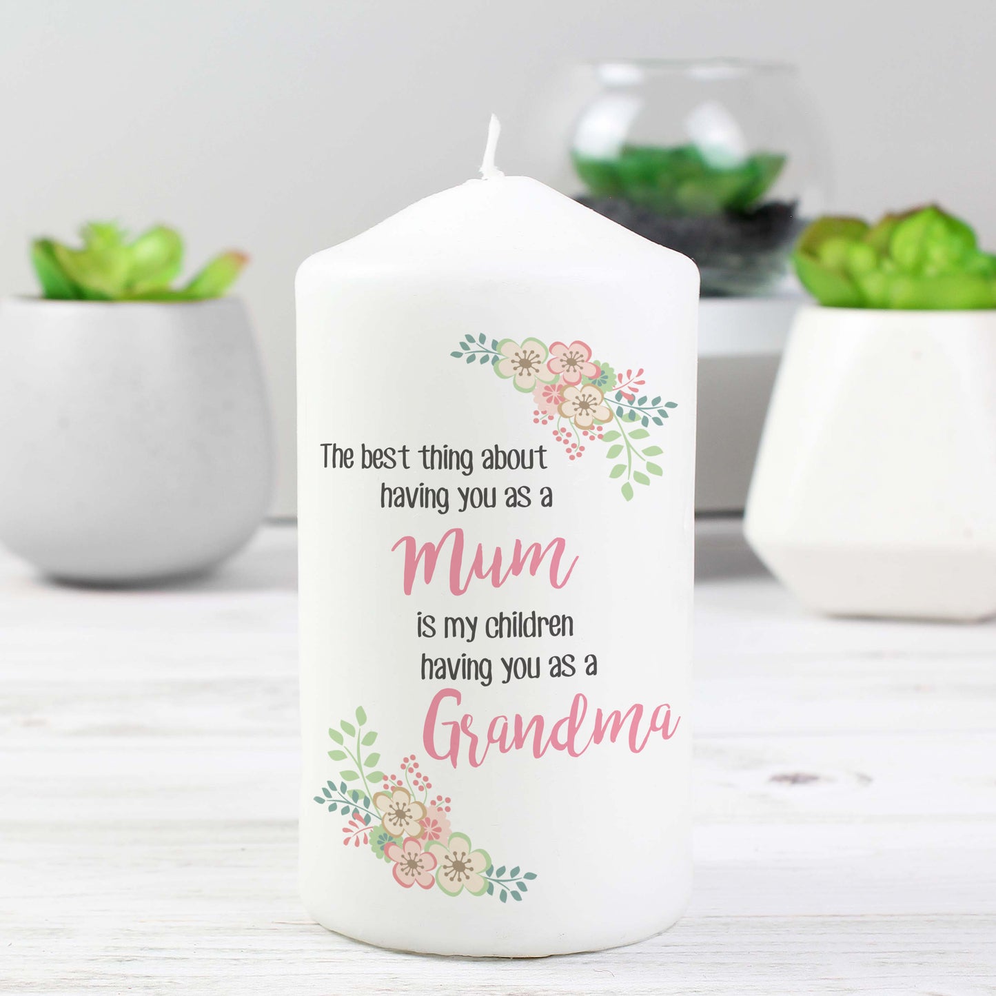Personalised “The Best Thing” Pillar Candle