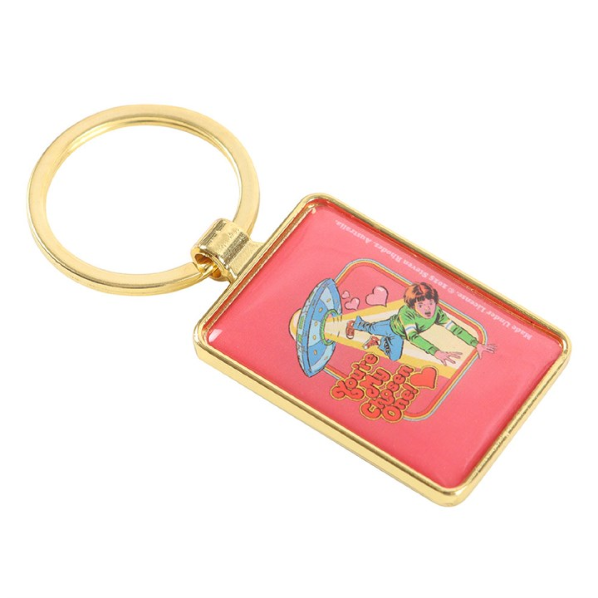 You’re My Chosen One Alien Abduction Keyring by Steven Rhodes