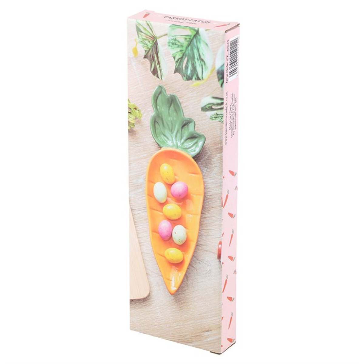 Carrot Shaped Ceramic Serving Dish