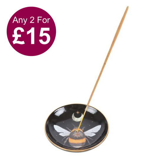 Forest Bee Ceramic Incense Plate