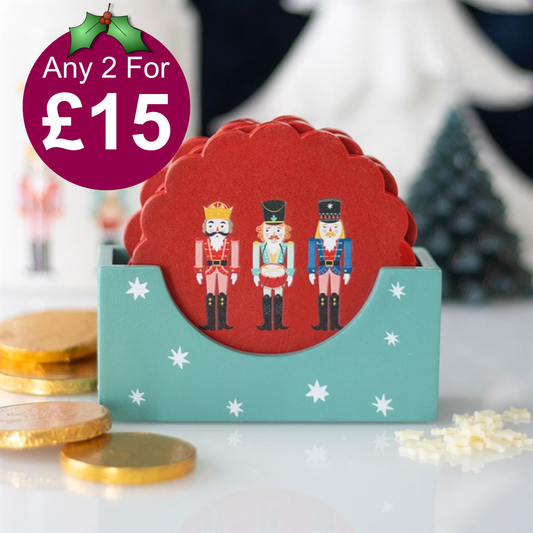 Nutcracker Coaster Set