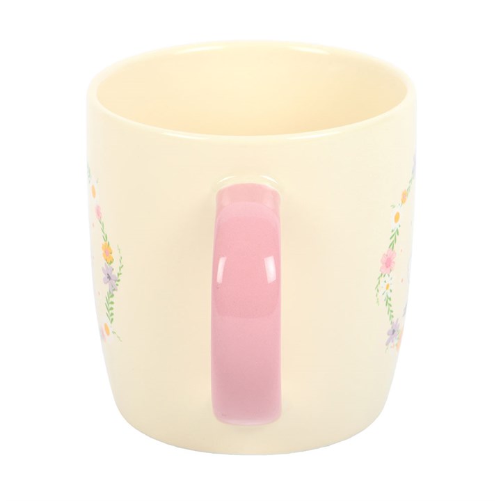 Floral Duck Stoneware Mug – 320ml