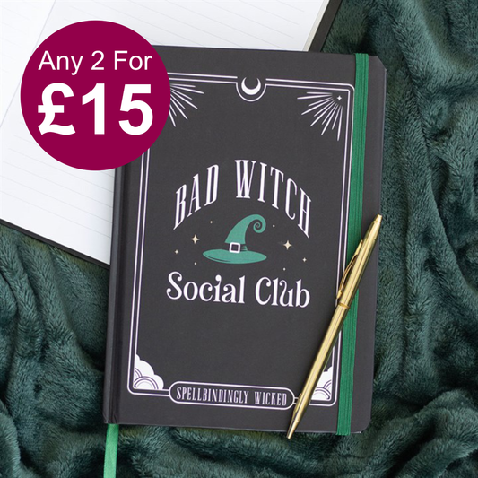 Bad Witch Social Club A5 Notebook