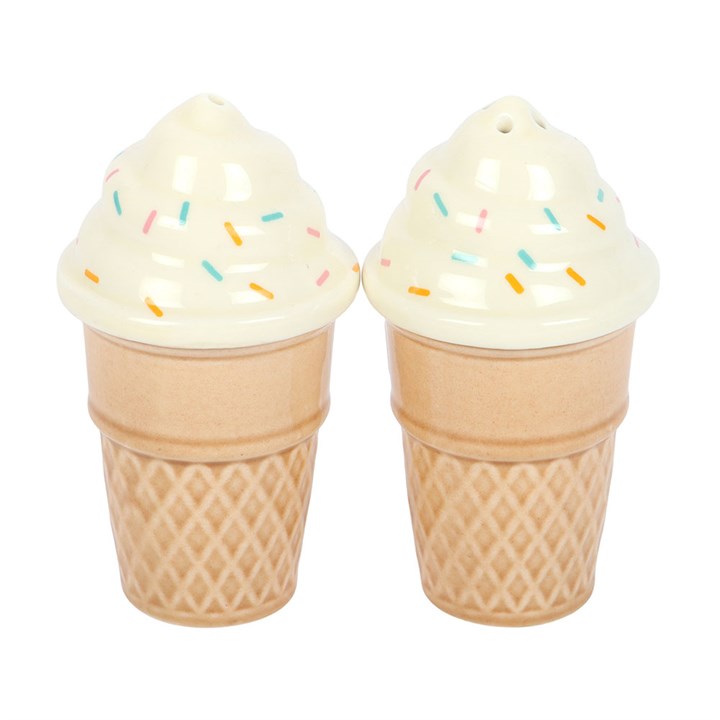 Ice Cream Cone Salt & Pepper Shakers