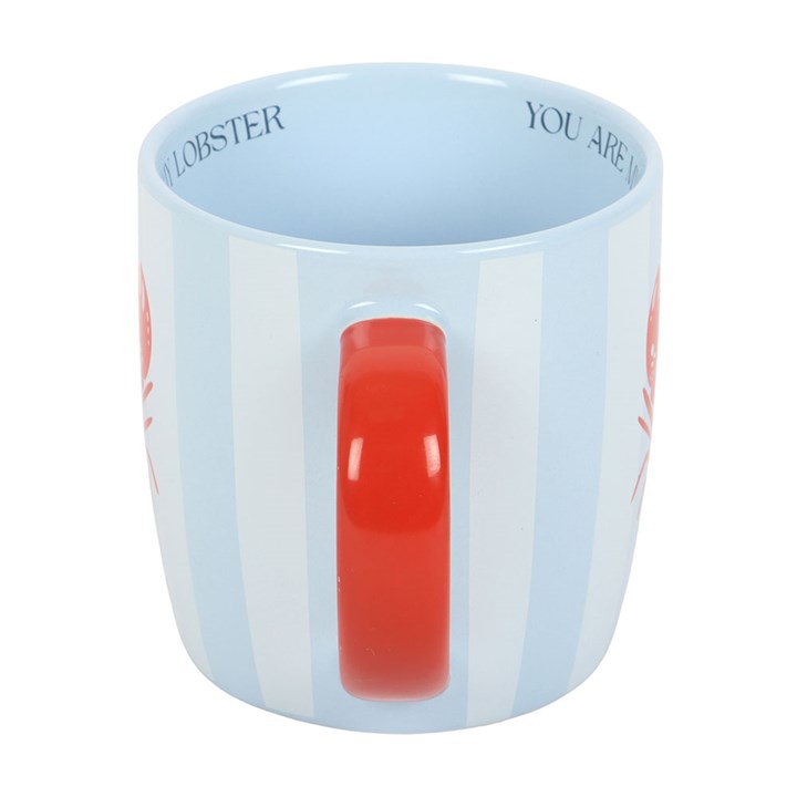 You Are My Lobster Nautical Striped Mug