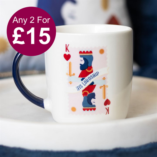 His Lordship Playing Card Mug