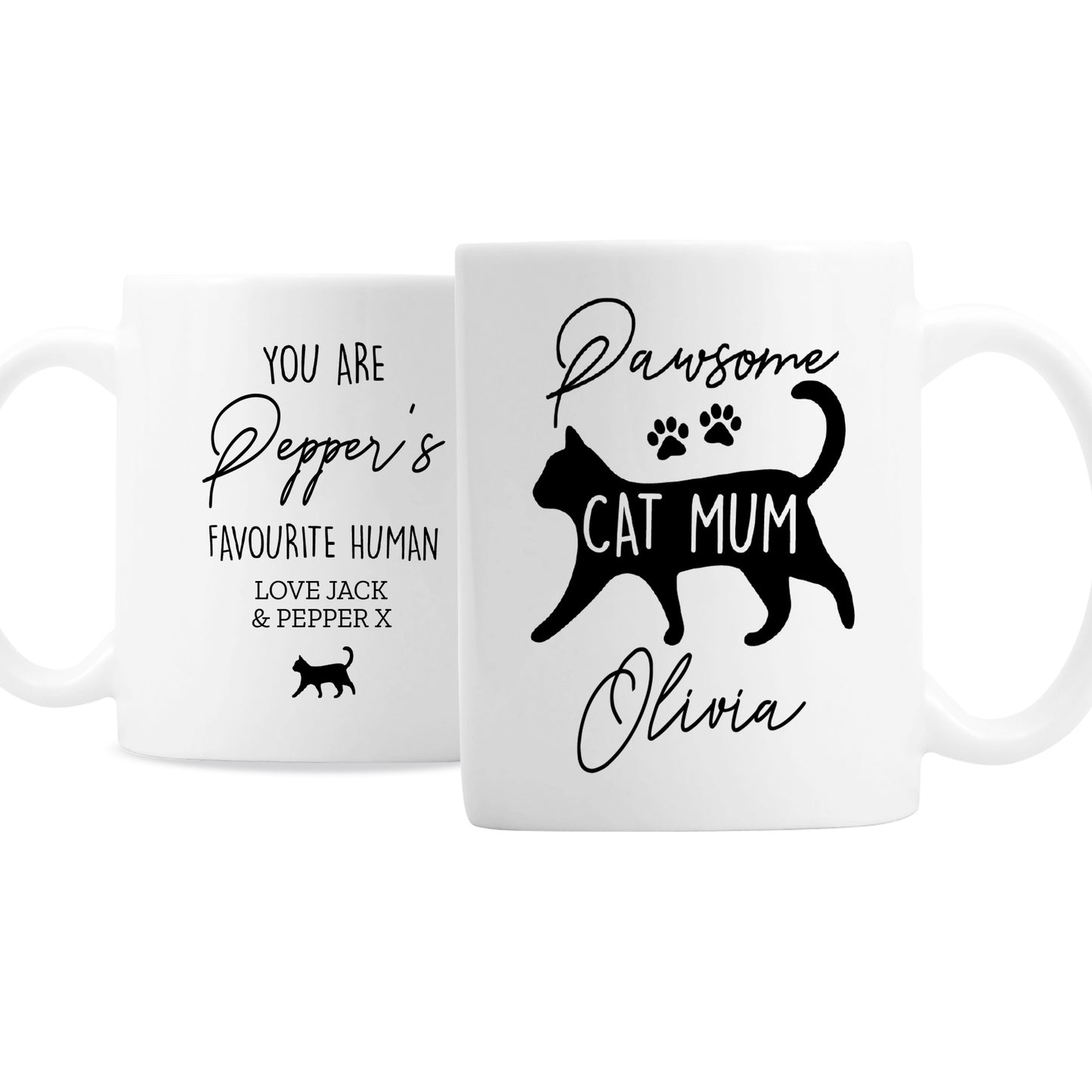 Personalised Pawsome Pet Mum Mug (Dog Mum or Cat Mum)