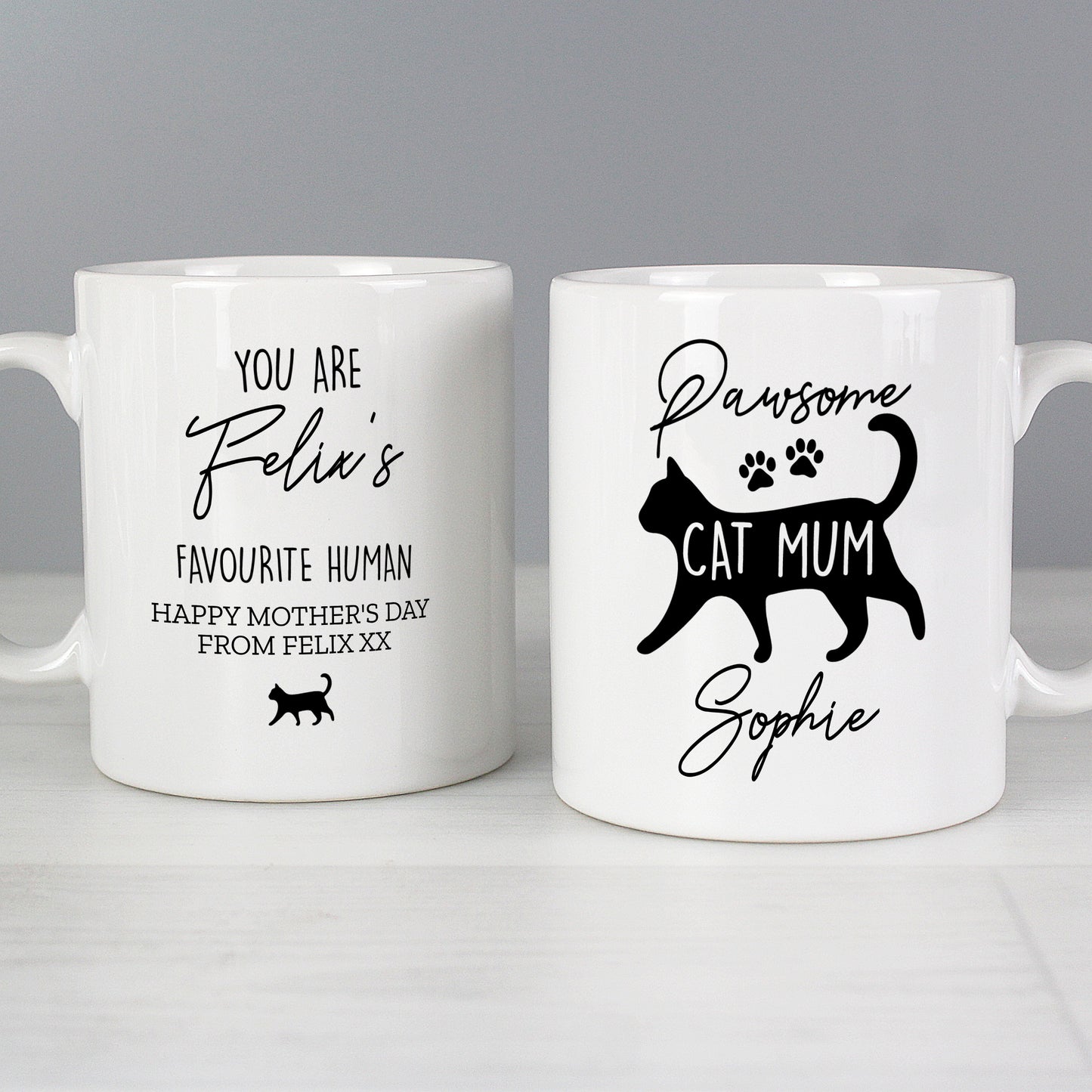 Personalised Pawsome Pet Mum Mug (Dog Mum or Cat Mum)