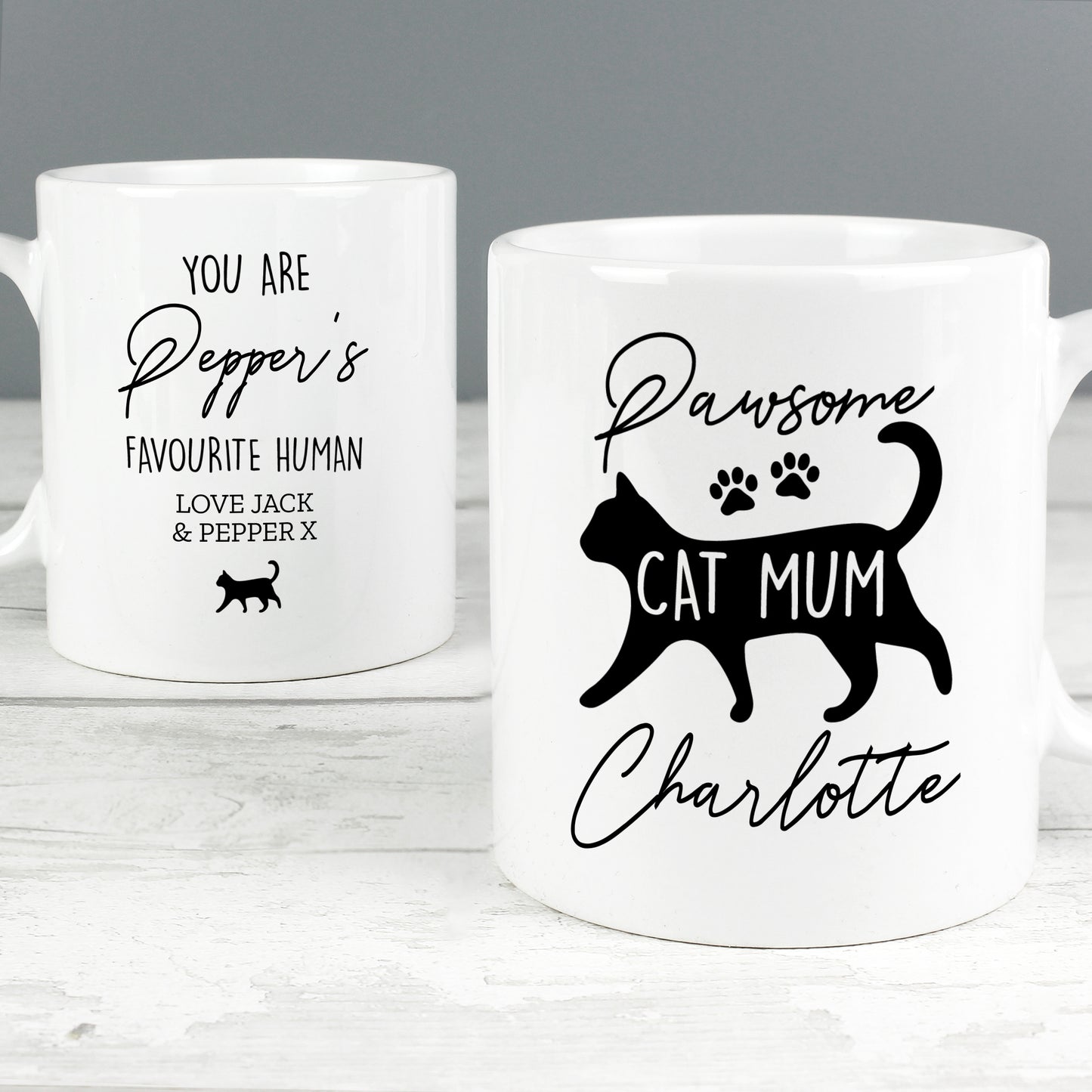 Personalised Pawsome Pet Mum Mug (Dog Mum or Cat Mum)