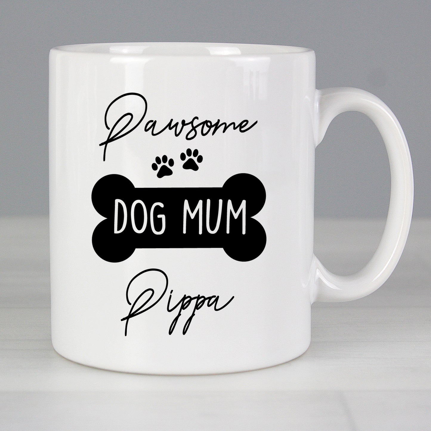 Personalised Pawsome Pet Mum Mug (Dog Mum or Cat Mum)