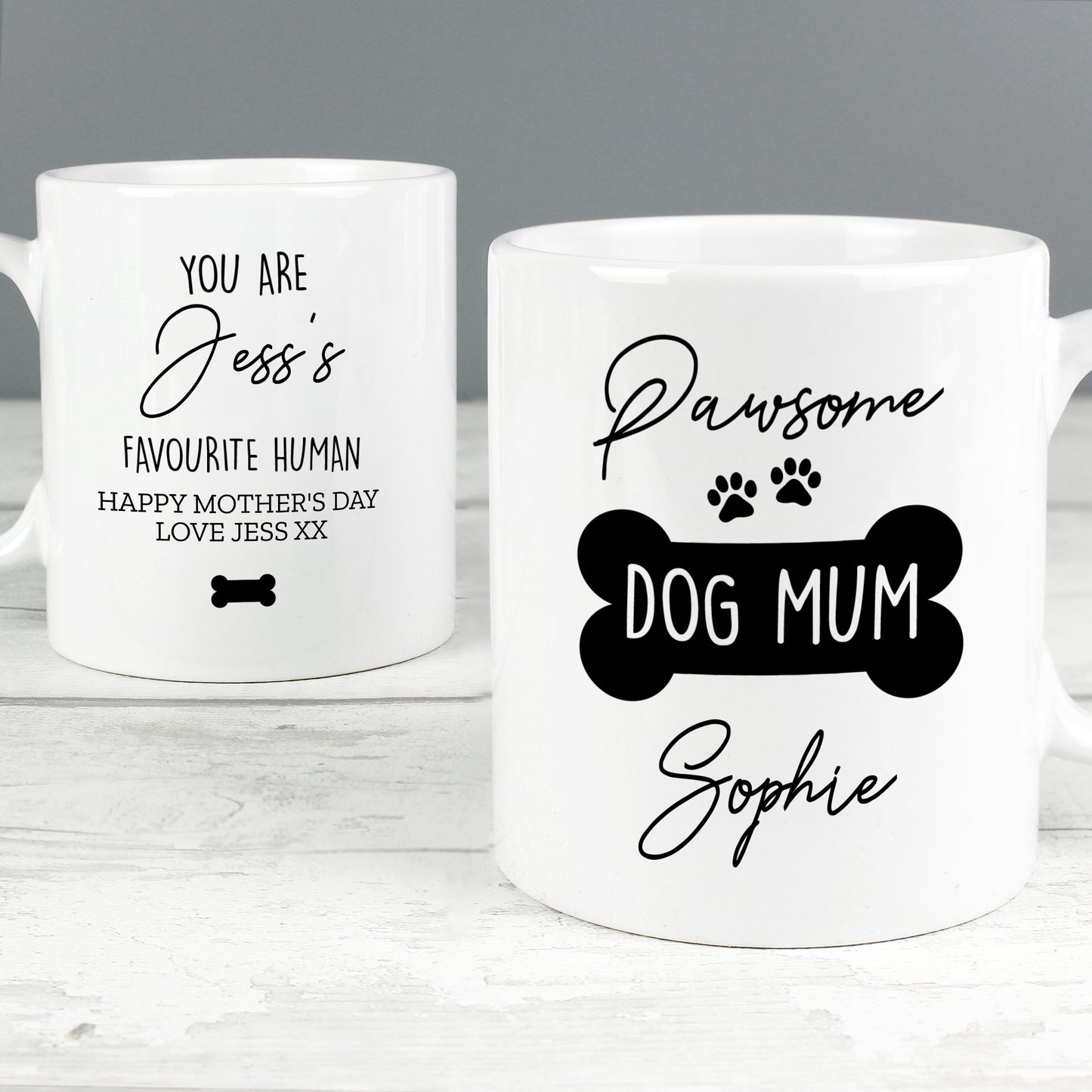 Personalised Pawsome Pet Mum Mug (Dog Mum or Cat Mum)