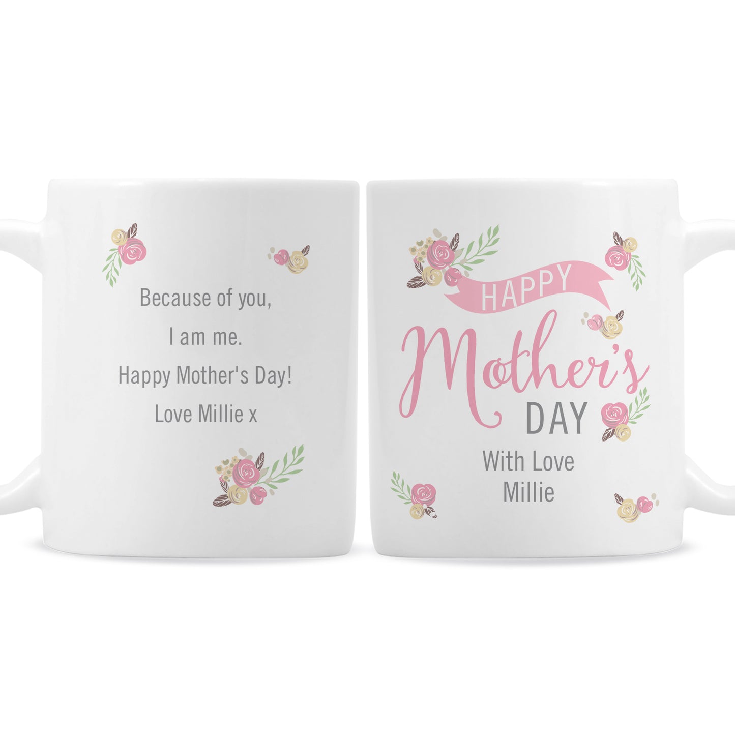 Personalised Floral Bouquet Mother’s Day Mug