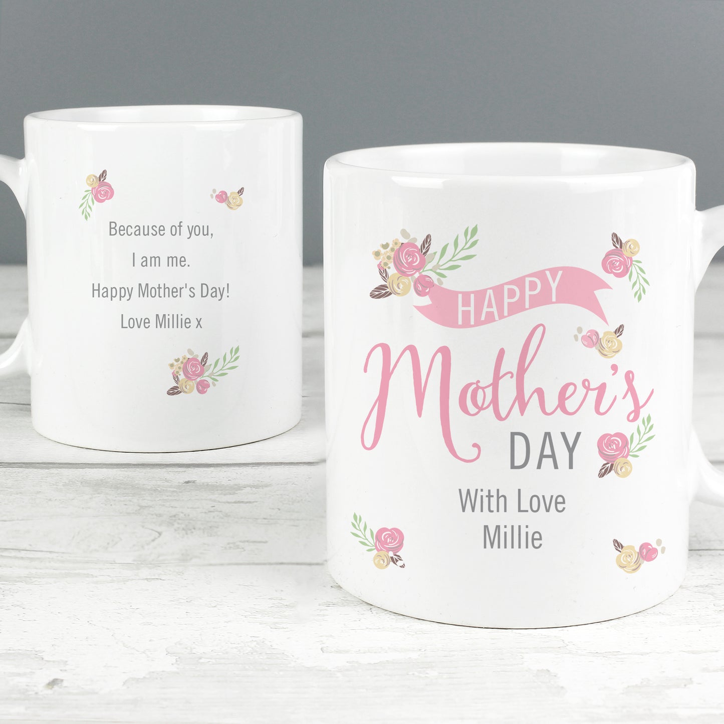 Personalised Floral Bouquet Mother’s Day Mug