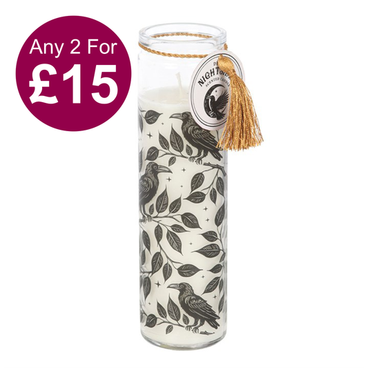 Mystic Raven Deadly Nightshade Tube Candle