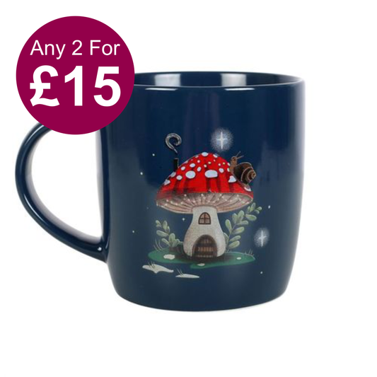 Gnome Sweet Gnome Mushroom Mug