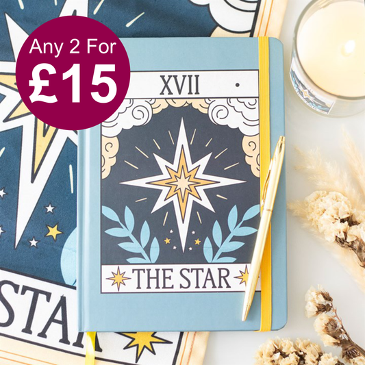 The Star Vintage Tarot A5 Notebook