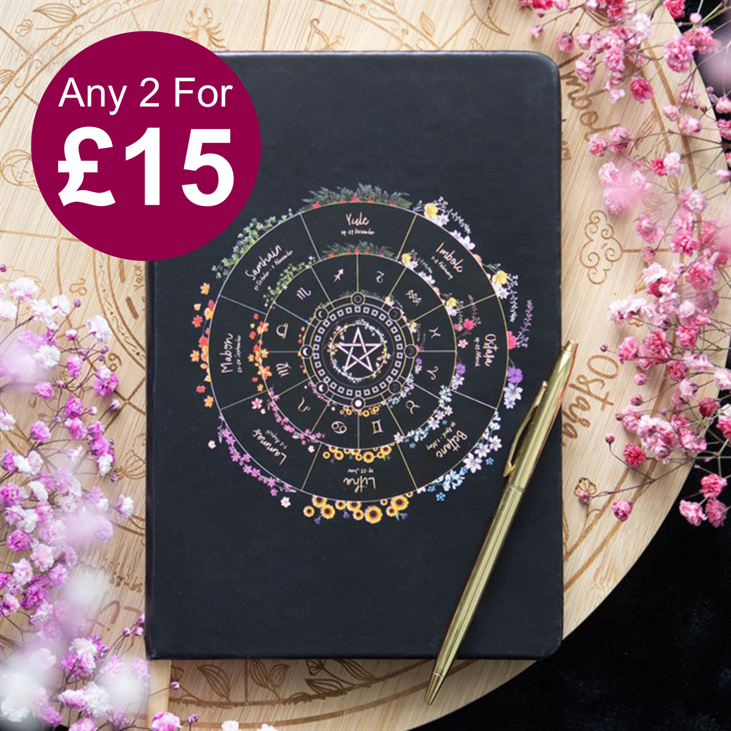 Wheel of the Year A5 Notebook