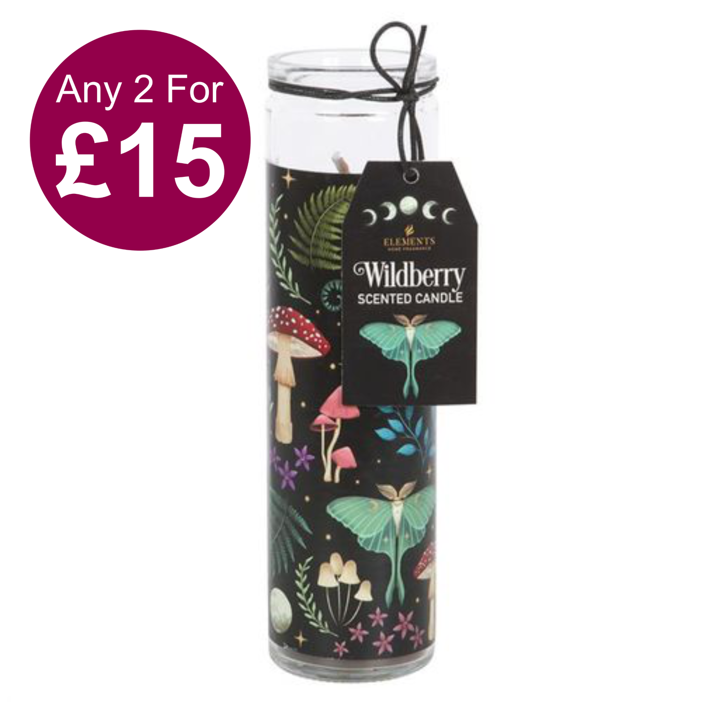 Dark Forest Wildberry Tube Candle