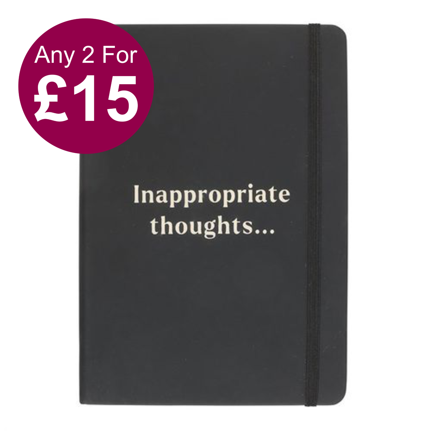 Inappropriate Thoughts A5 Notebook