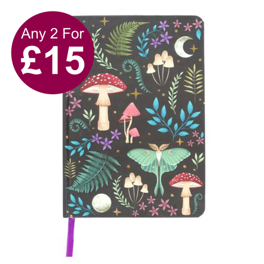Dark Forest Print A5 Notebook