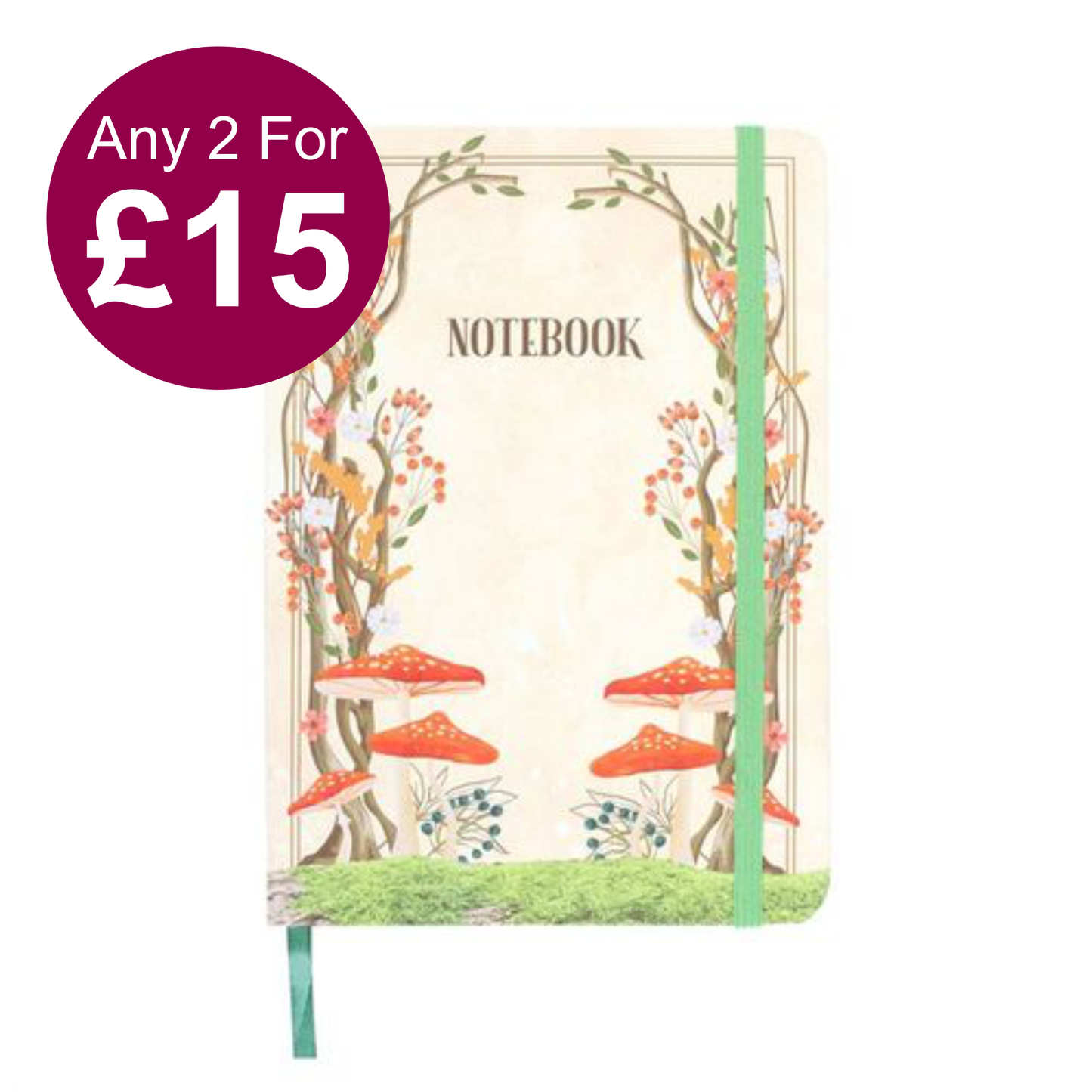 Enchanted Forest A5 Notebook