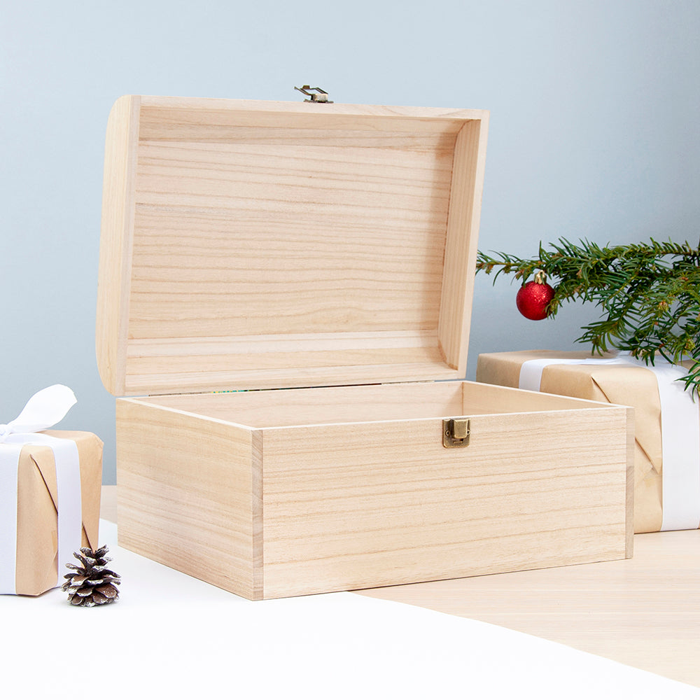 Personalised Family Christmas Keepsake Chest