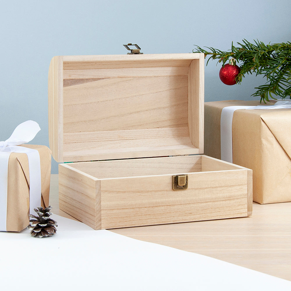 Personalised Family Christmas Keepsake Chest
