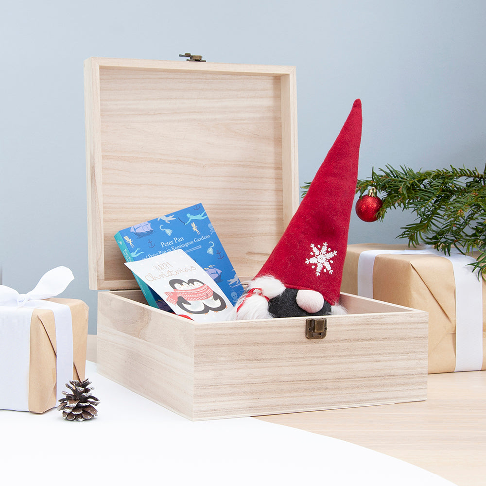Personalised Girl Elf Christmas Eve Box