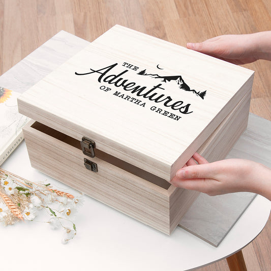 Personalised Adventure Memories Box - Large