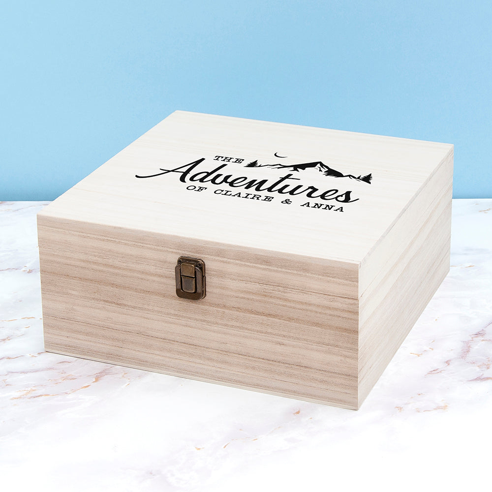 Personalised Adventure Memories Box - Large