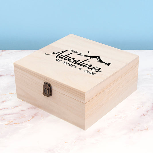 Personalised Adventure Memories Box - Medium