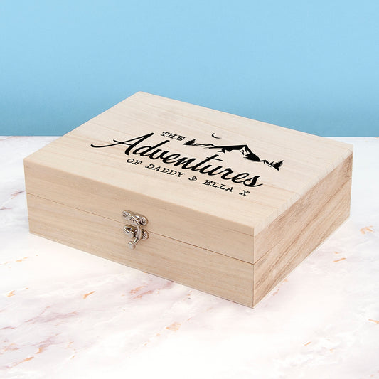 Personalised Adventure Memories Box - Small