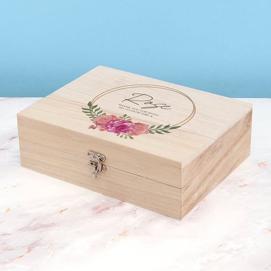 Personalised Wedding Party Memory Box