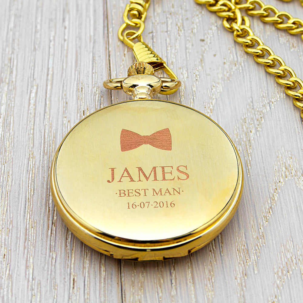 Personalised Groomsman Icon Pocket Watch